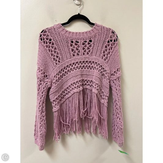 Sweater By Free People In Purple, Size: Xs