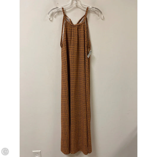 Dress Casual Maxi By Clothes Mentor In Brown, Size: M