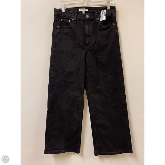Jeans Wide Leg By Banana Republic In Black, Size: 8