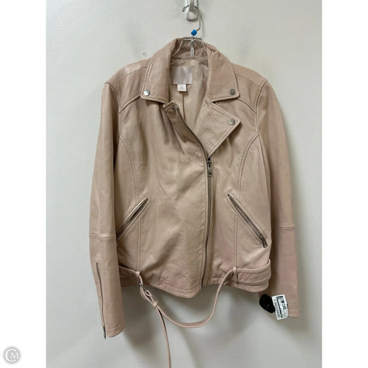 Jacket Leather By Cma In Pink, Size: 1x