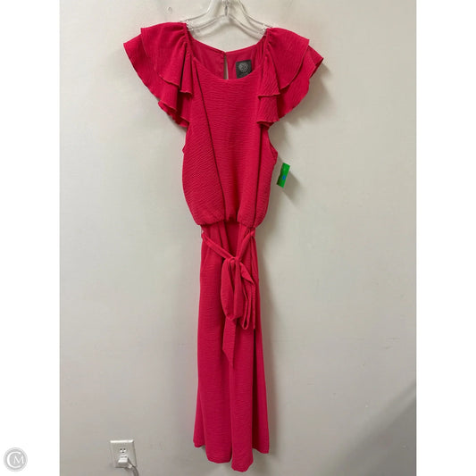 Jumpsuit By Vince Camuto In Pink, Size: M