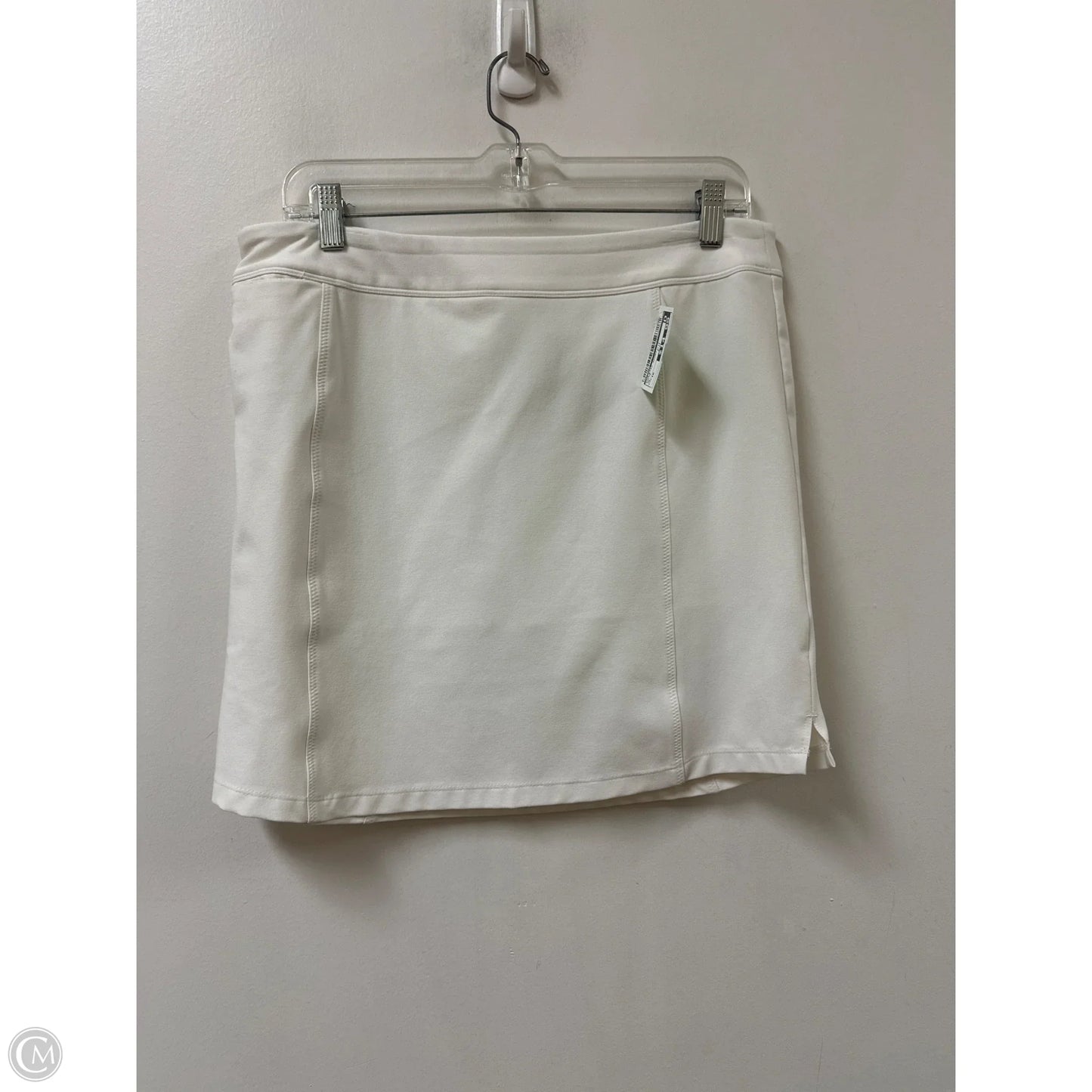 Athletic Skort By Adidas In White, Size: 10