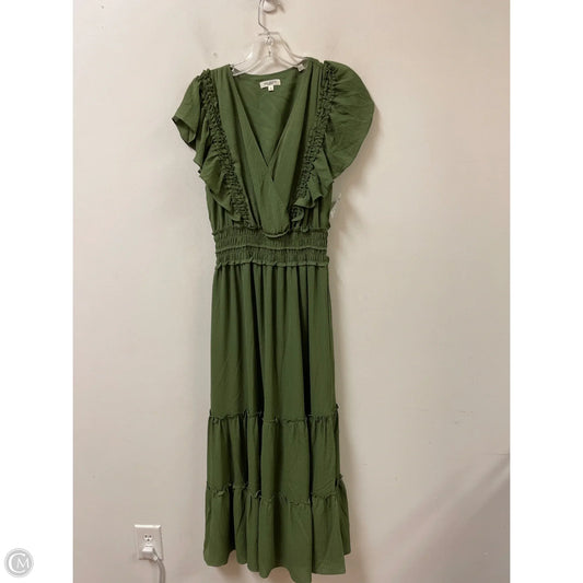 Dress Casual Maxi By Max Studio In Green, Size: L
