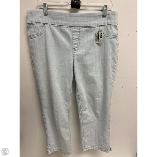 Capris By Chicos In Blue Denim, Size: 10