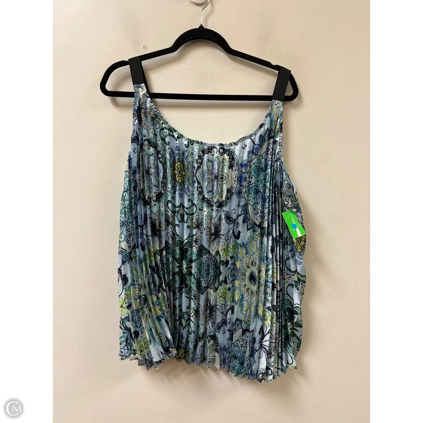 Top Sleeveless By Lane Bryant In Blue, Size: 4x