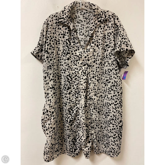 Dress Casual Midi By Easel In Animal Print, Size: L