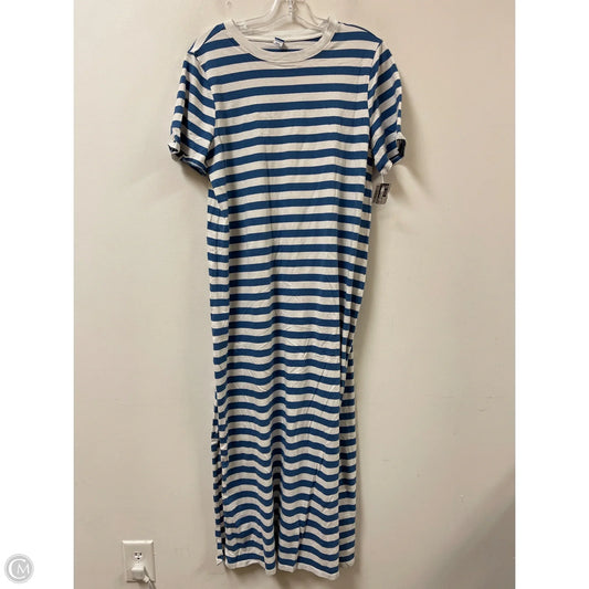 Dress Casual Maxi By Old Navy In Blue, Size: L