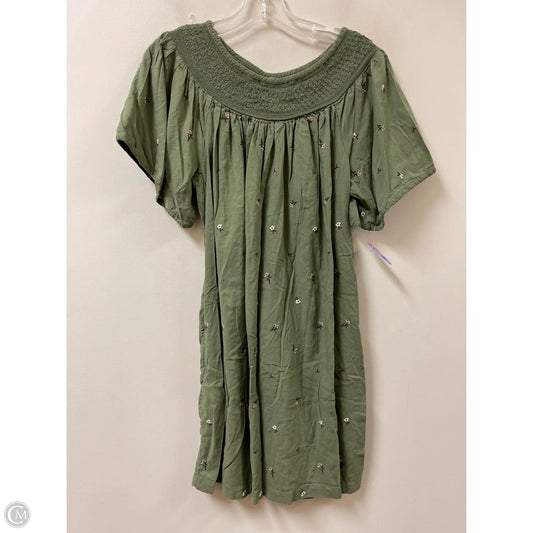 Dress Casual Midi By Old Navy In Green, Size: L
