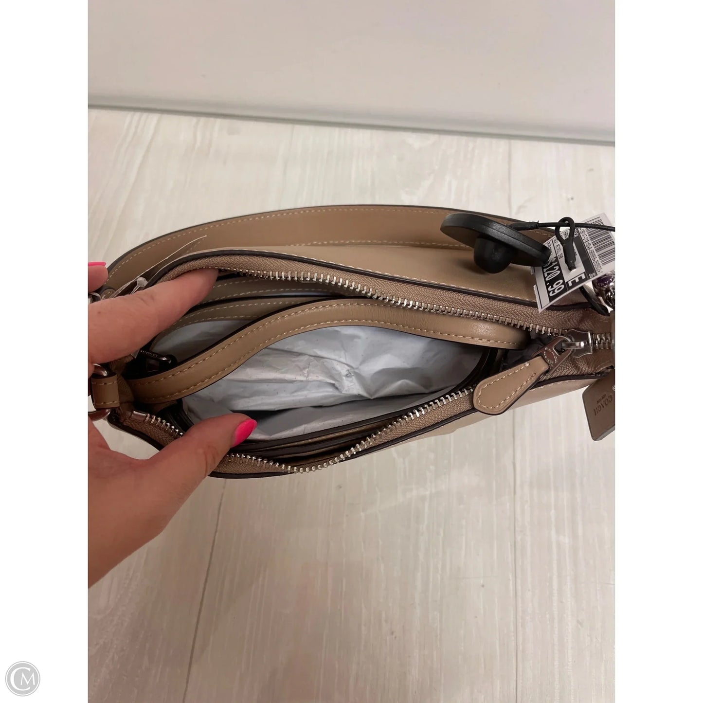 Handbag Designer By Coach, Size: Small