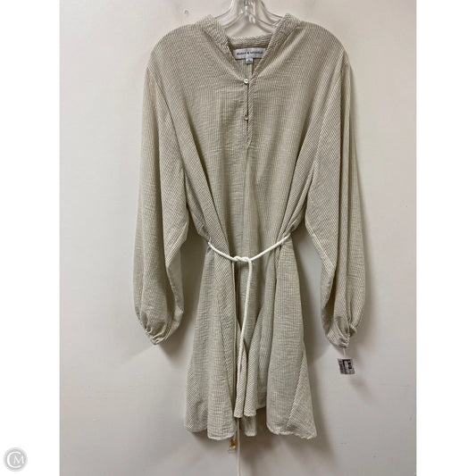 Dress Casual Midi By Emma And Michele In Tan, Size: Xl