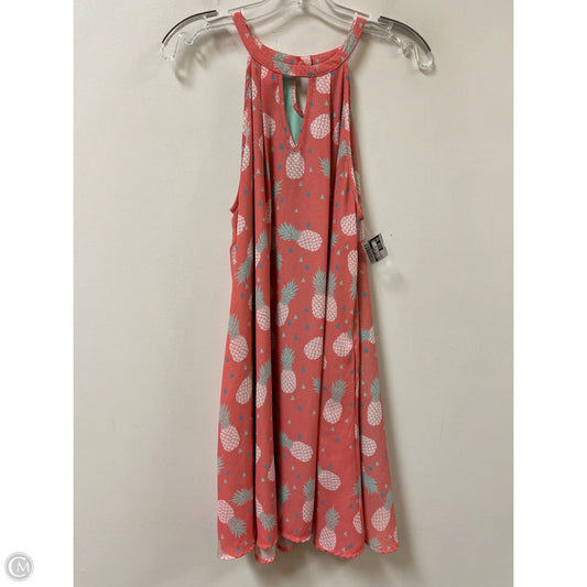Dress Casual Short By Clothes Mentor In Peach, Size: M