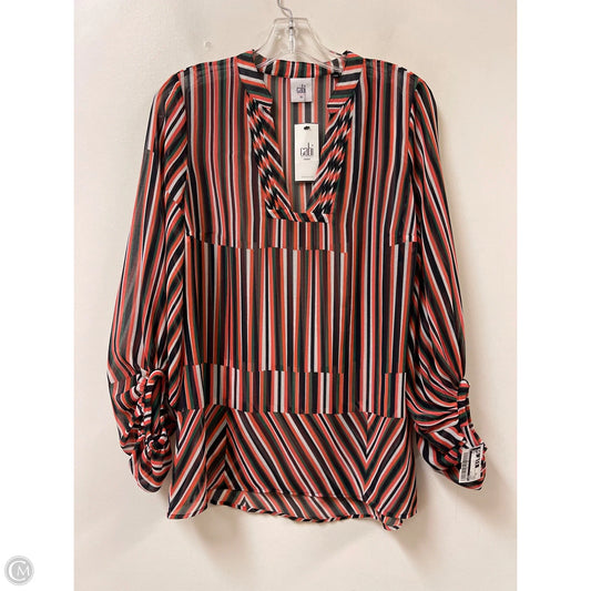 Tunic Long Sleeve By Cabi In Multi-colored, Size: Xs