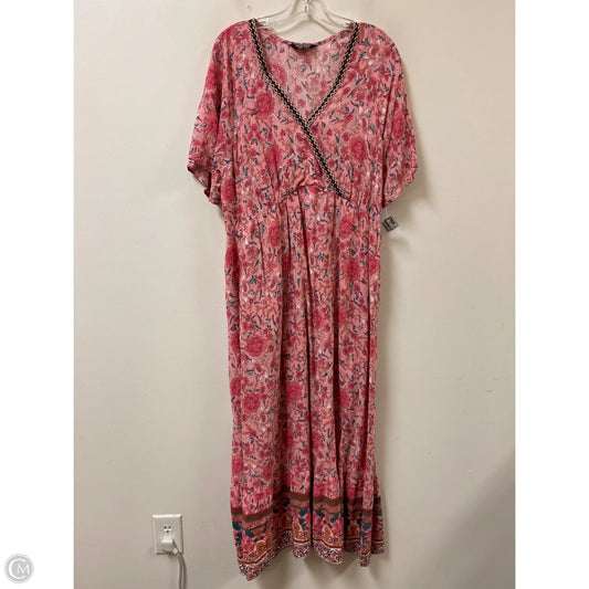 Dress Casual Maxi By Bloomchic In Multi-colored, Size: 2x