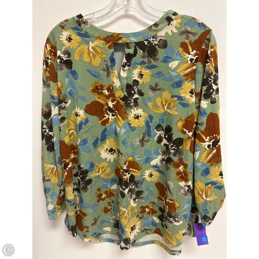 Top Long Sleeve By Cure In Green, Size: Xl