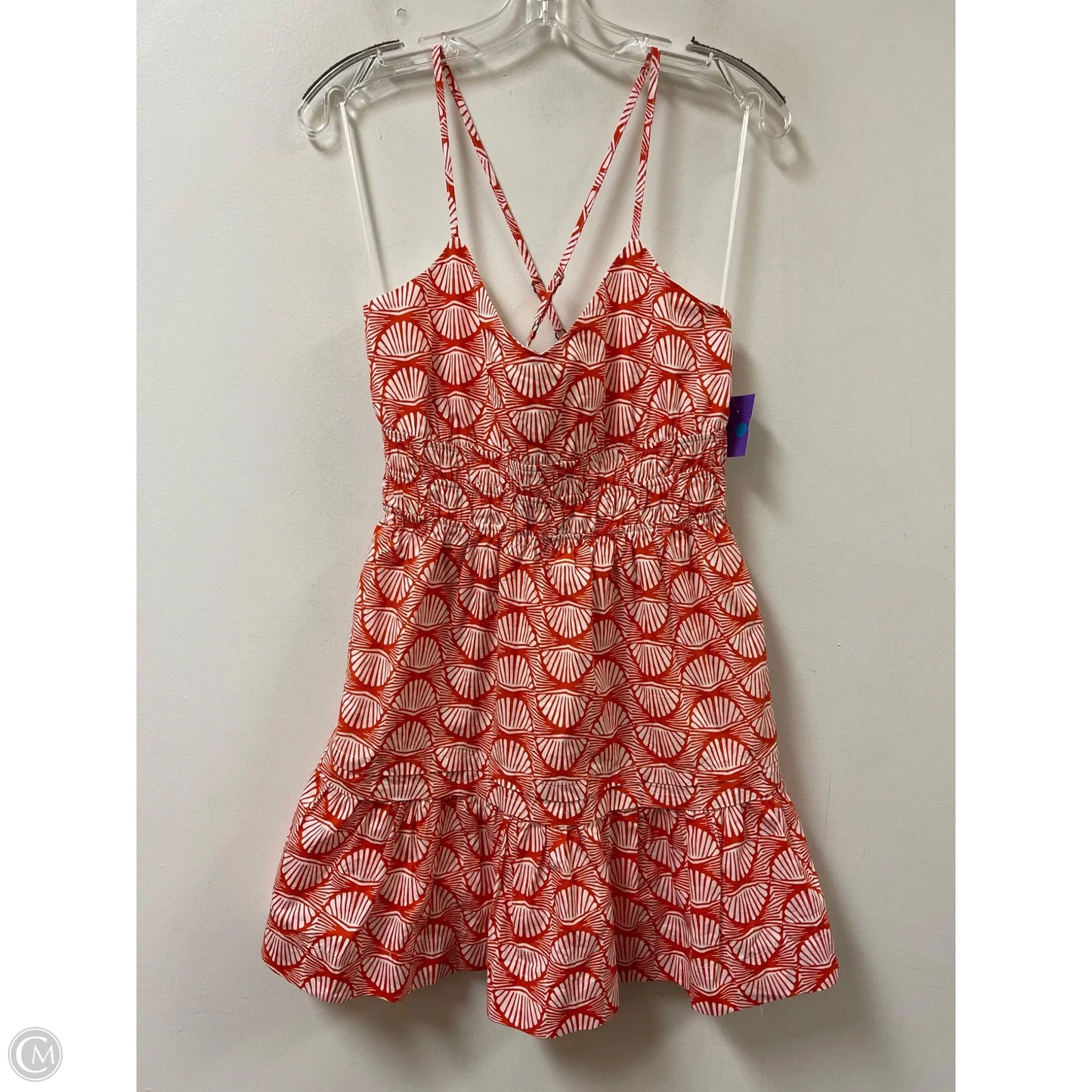 Dress Casual Short By Anthropologie In Orange, Size: S