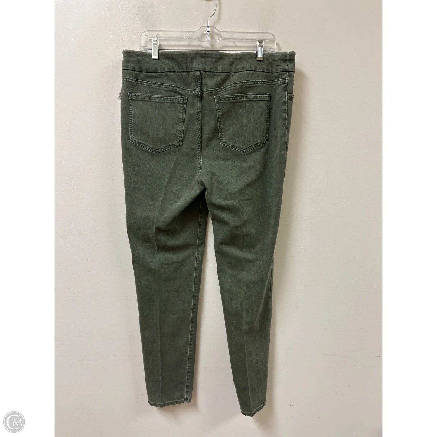 Jeans Skinny By Chicos In Green, Size: 12
