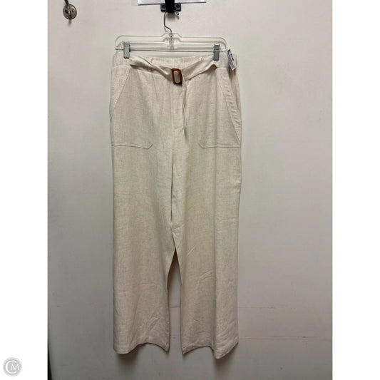 Pants Wide Leg By Sugar Lips In Cream, Size: 12