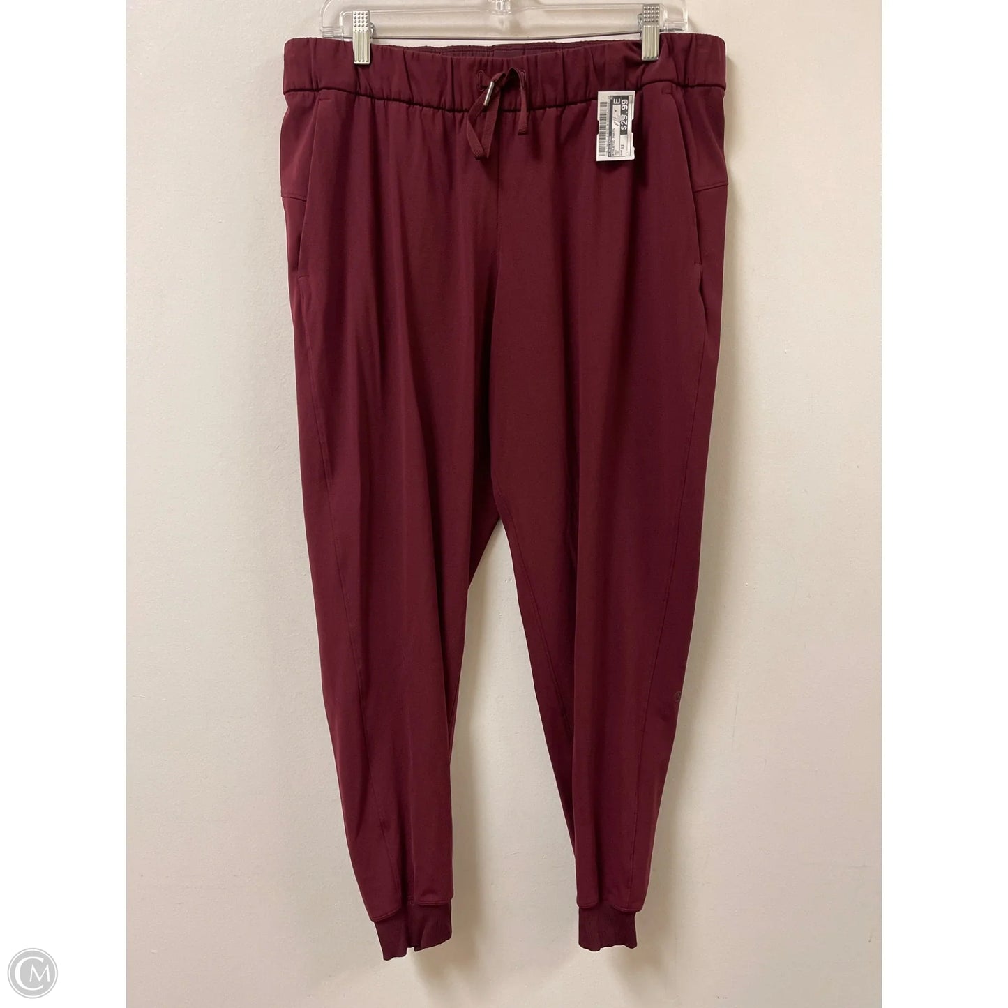 Athletic Pants By Lululemon In Red, Size: 12