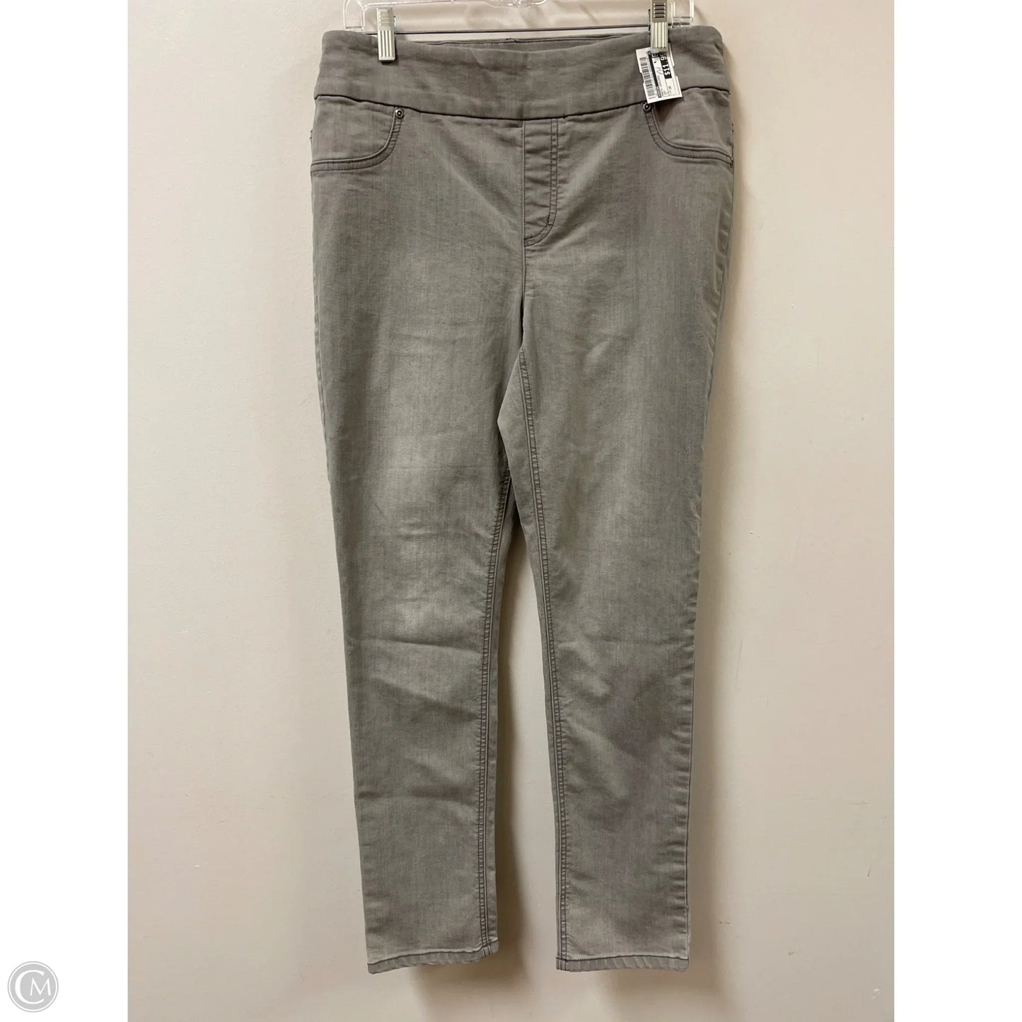 Pants Leggings By Chicos In Grey, Size: 10