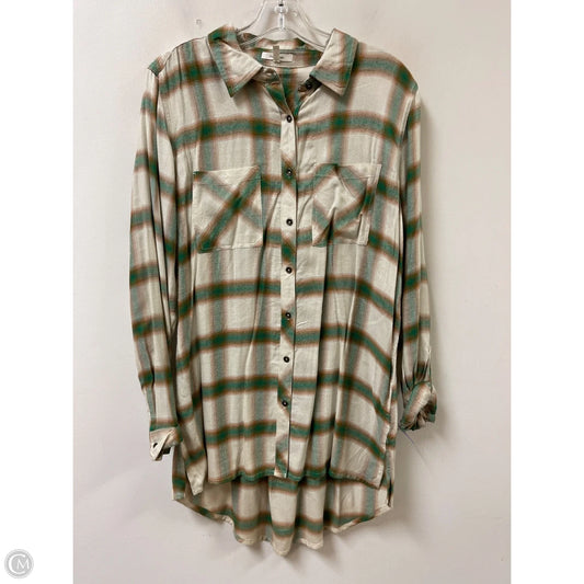 Dress Casual Midi By Maurices In Green, Size: M