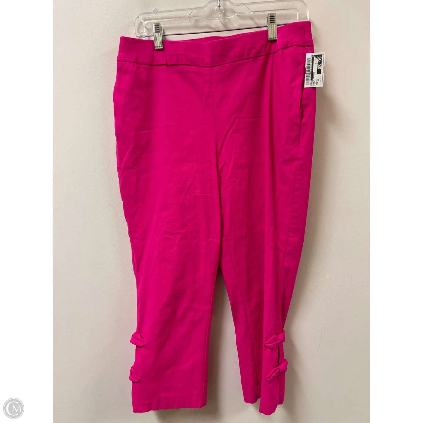Pants Cropped By Cato In Pink, Size: 10