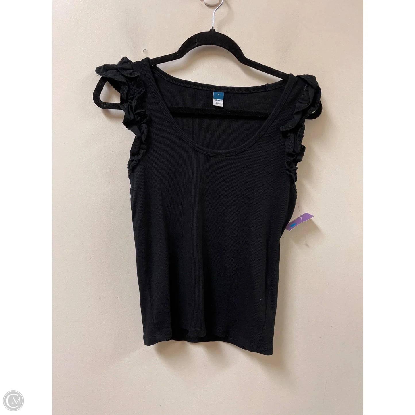 Top Sleeveless By Old Navy In Black, Size: M