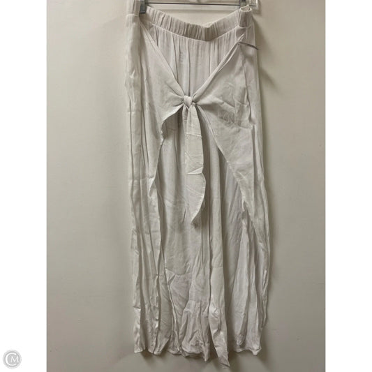 Pants Wide Leg By Serra In White, Size: 16