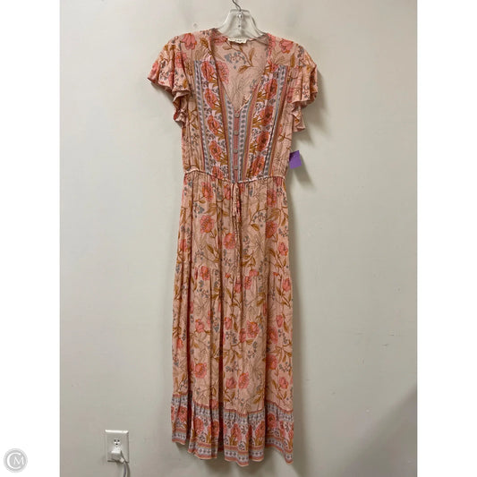 Dress Casual Maxi By Clothes Mentor In Orange, Size: M