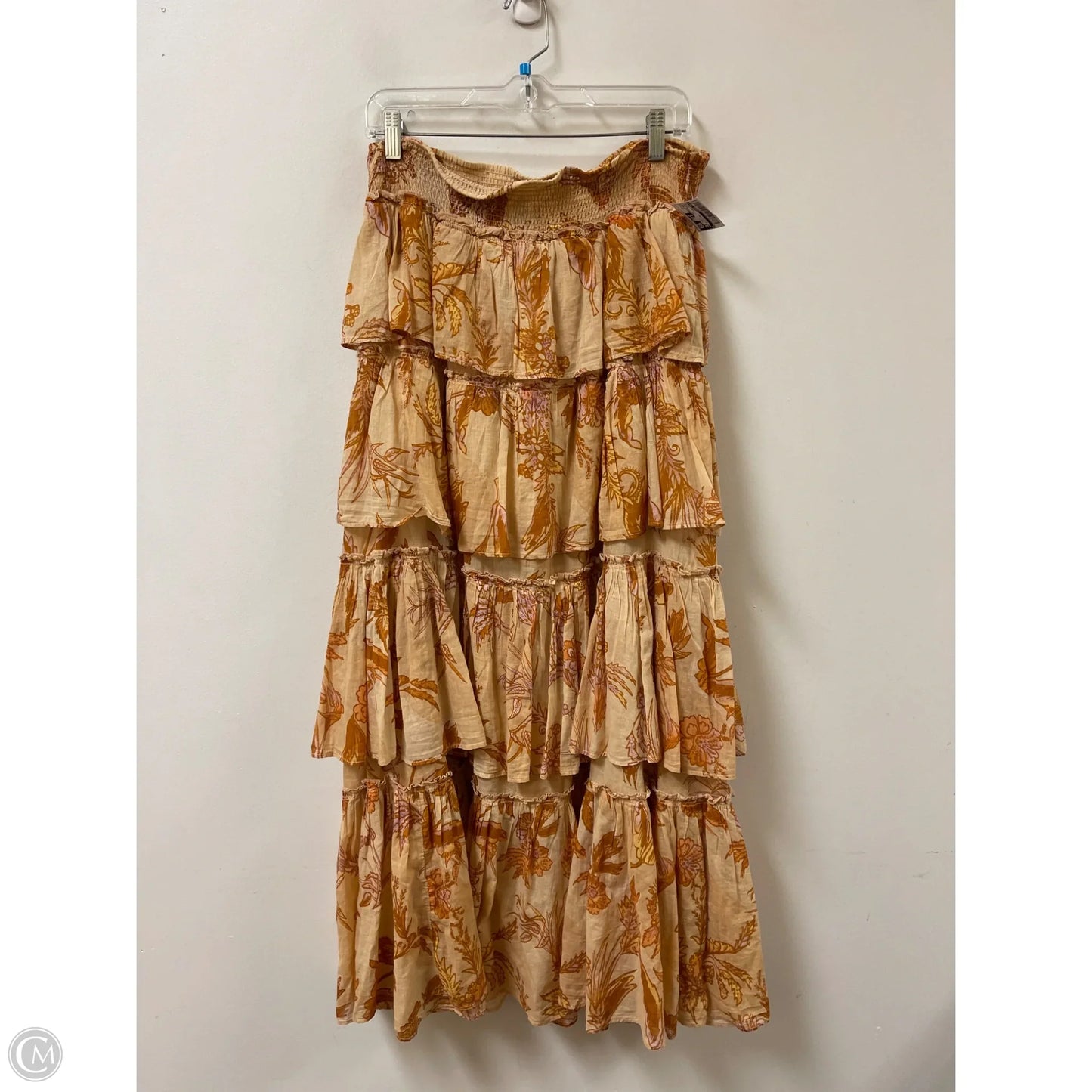 Skirt Maxi By Free People In Orange, Size: 12