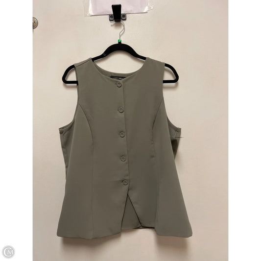 Vest Other By Loft In Green, Size: Xlp
