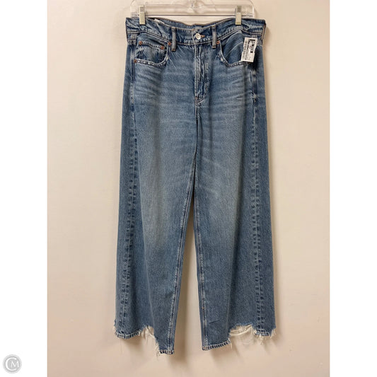 Jeans Boyfriend By American Eagle In Blue Denim, Size: 6