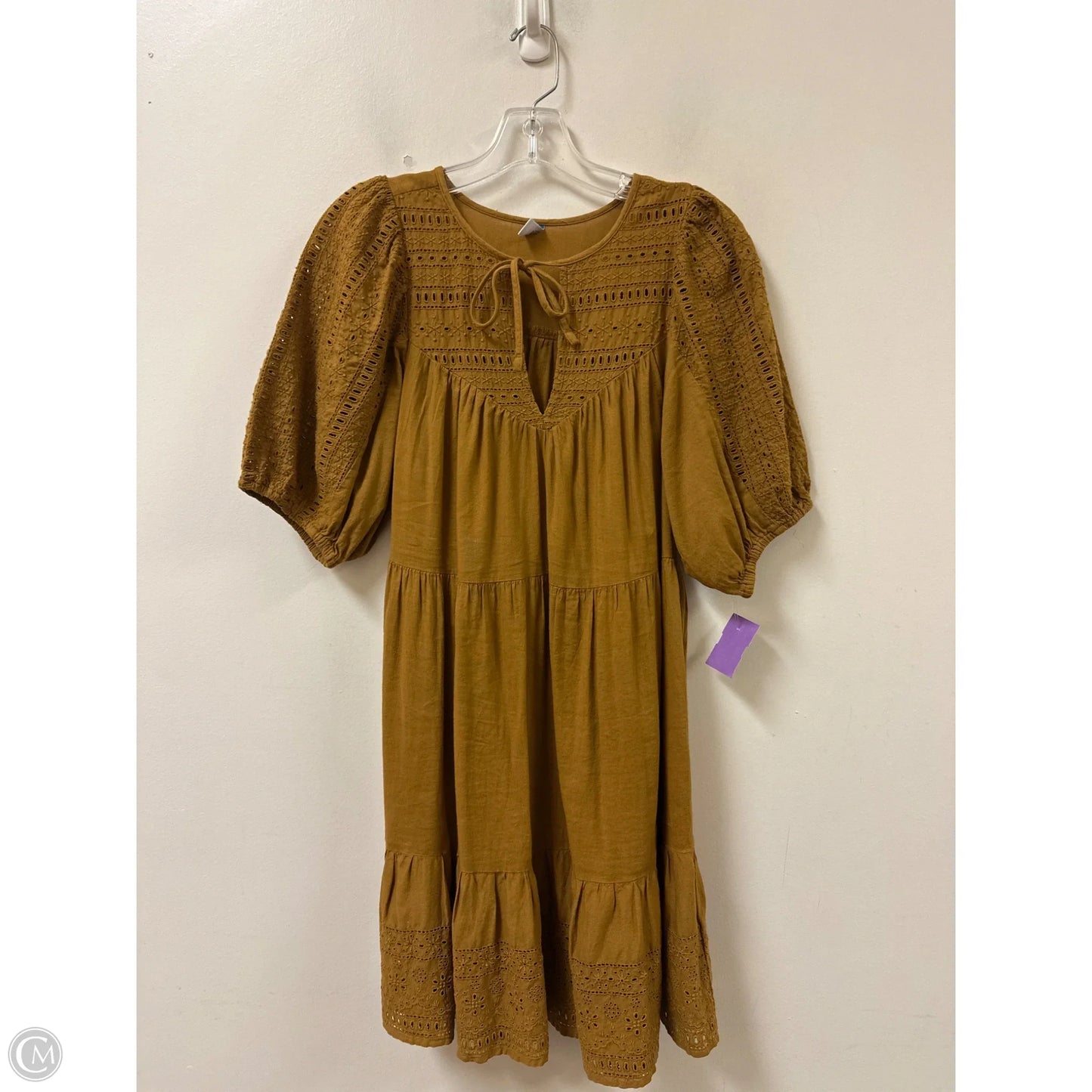 Dress Casual Midi By Old Navy In Green, Size: Xs