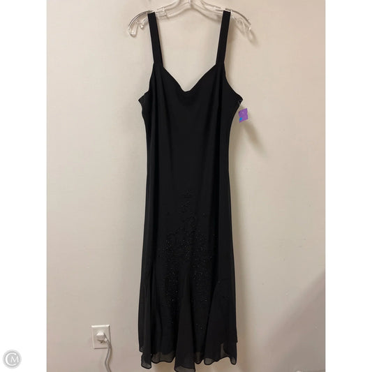 Dress Party Long By R And M Richards In Black, Size: Xl