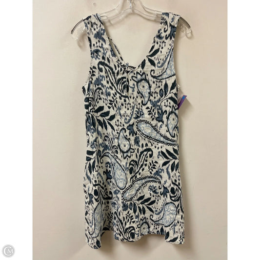 Dress Casual Midi By Lucky Brand In Blue, Size: S