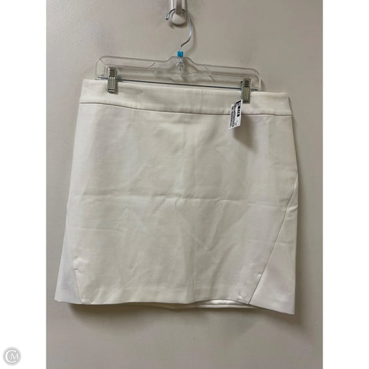 Skirt Mini & Short By White House Black Market In Cream, Size: 12