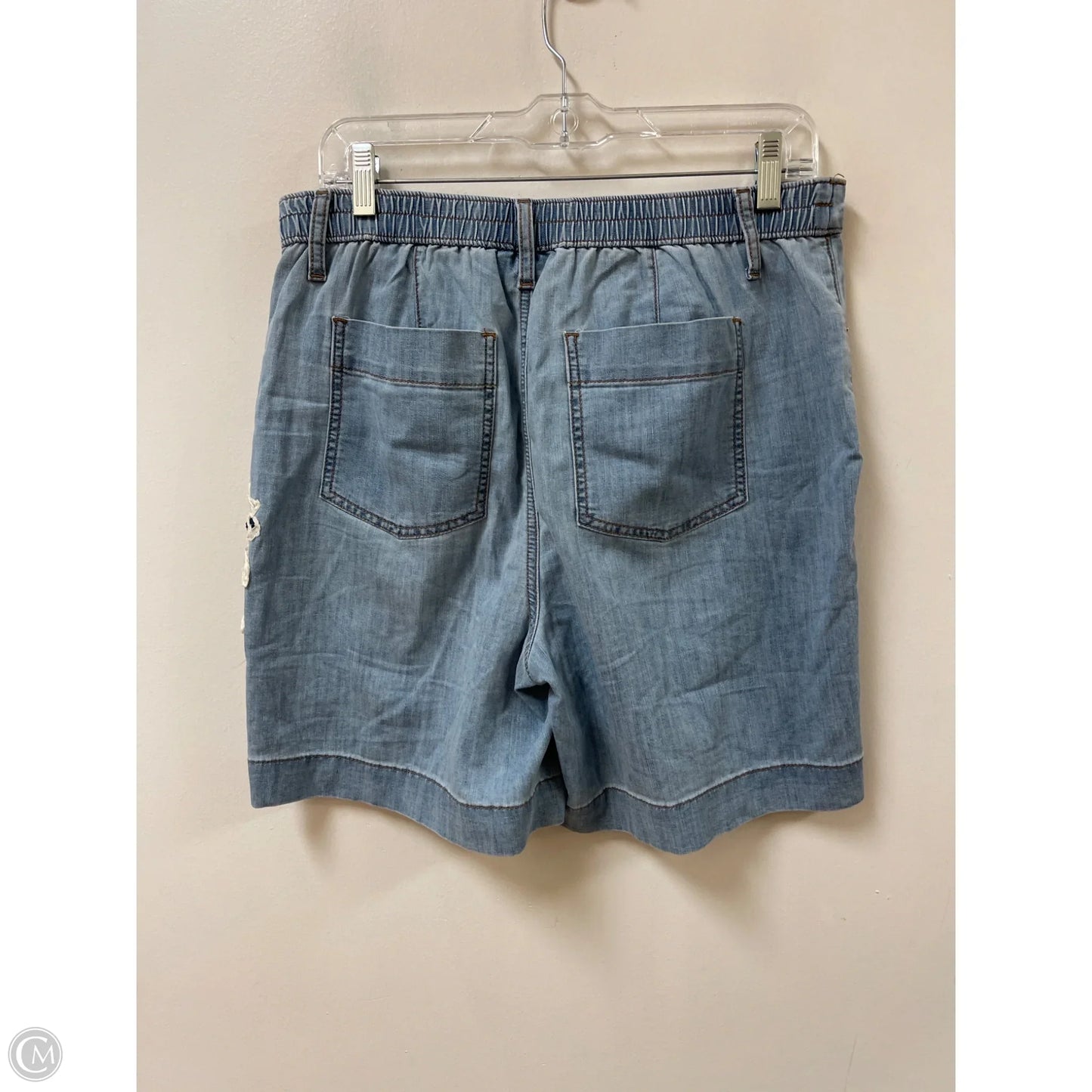 Shorts By Chicos In Blue Denim, Size: 8