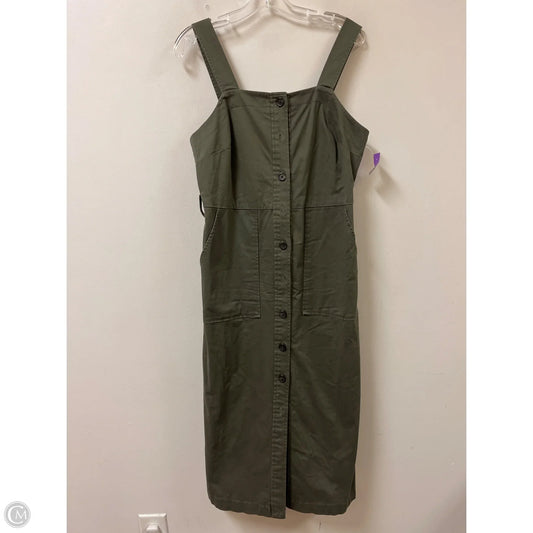 Dress Casual Midi By Universal Thread In Green, Size: M