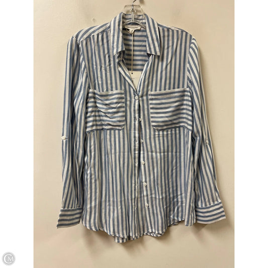 Tunic Long Sleeve By Beachlunchlounge In Blue, Size: Sp