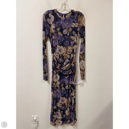 Dress Casual Maxi By Free People In Purple, Size: Xs