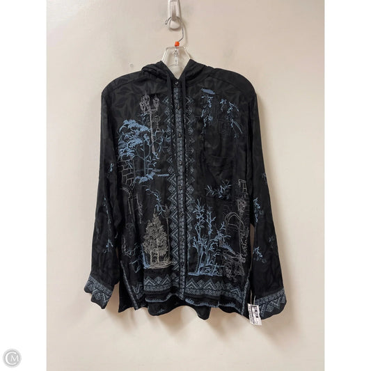 Jacket Other By Johnny Was In Navy, Size: S