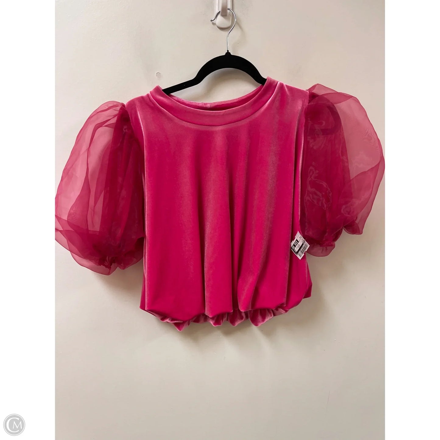 Top Short Sleeve By Maeve In Pink, Size: M