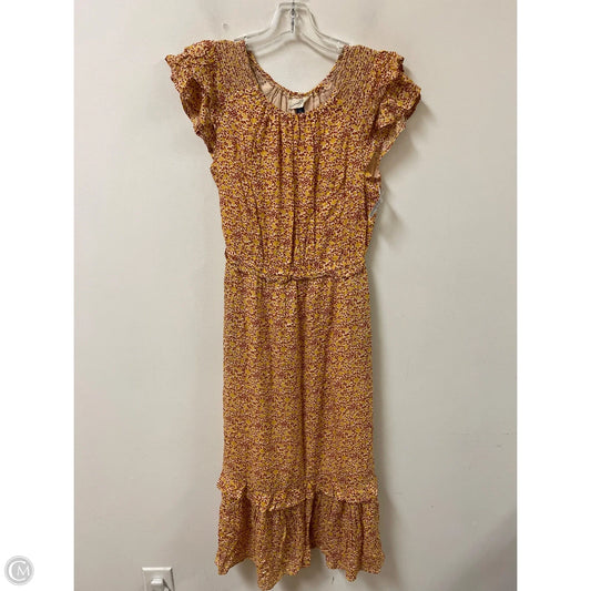Dress Casual Maxi By Universal Thread In Yellow, Size: S
