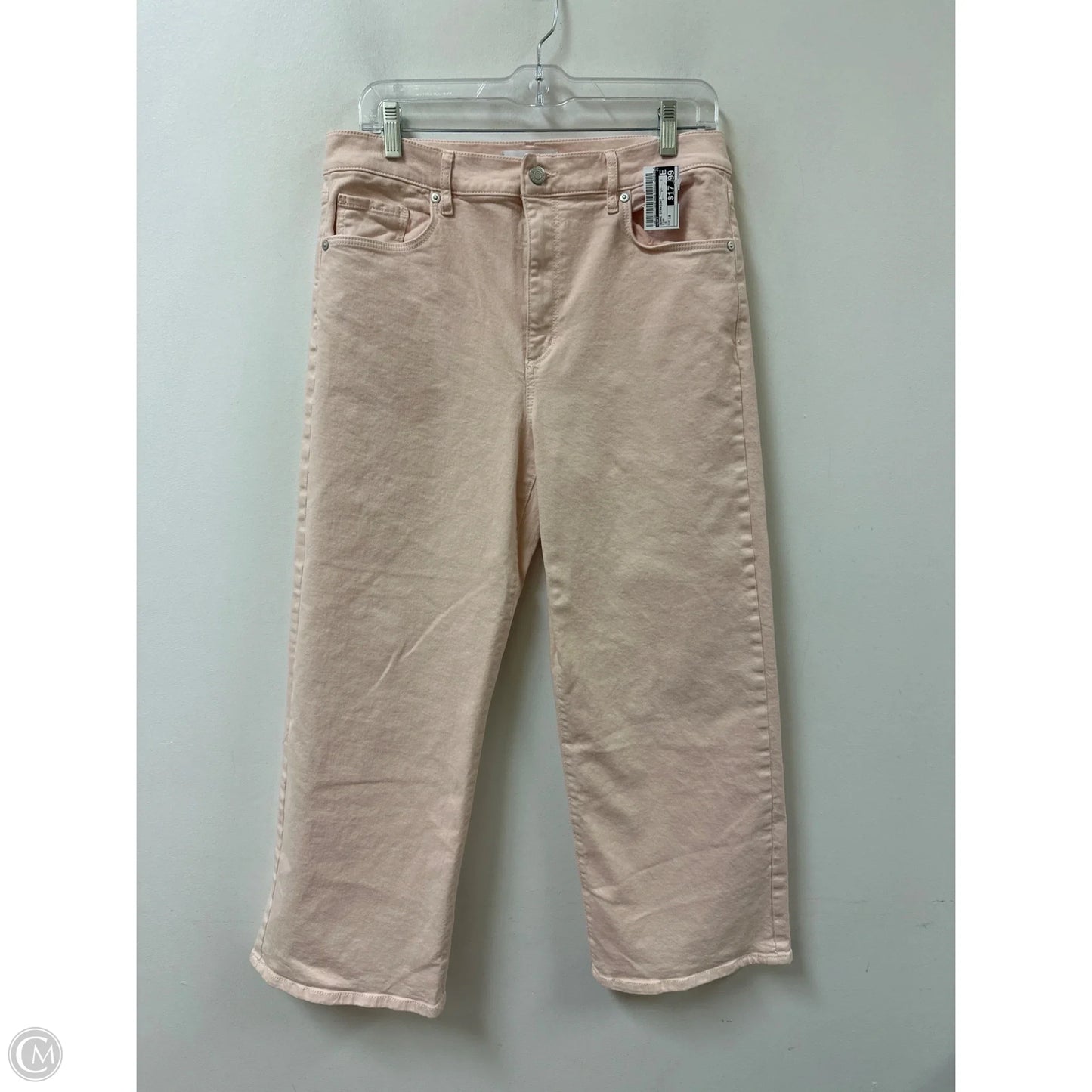 Jeans Straight By Loft In Pink, Size: 10