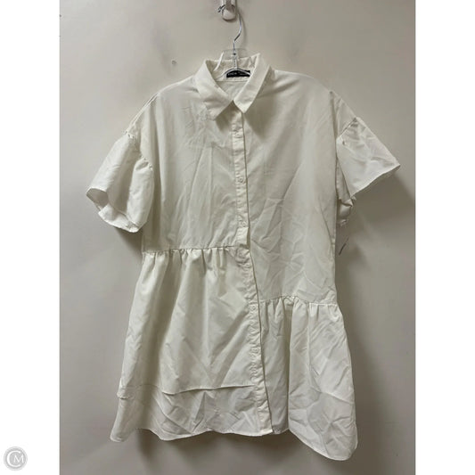Dress Casual Midi By Shein In White, Size: L