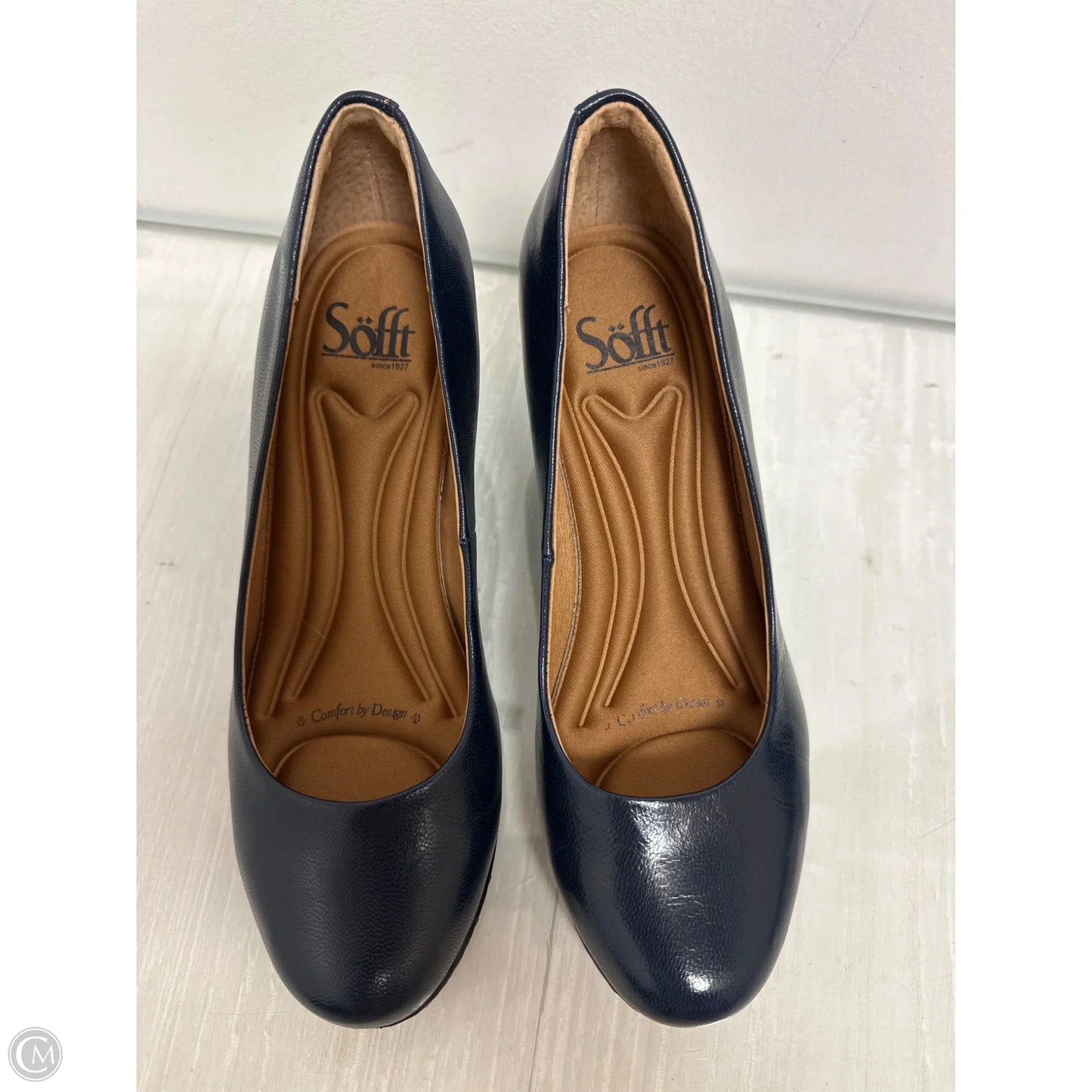 Shoes Heels Block By Sofft In Navy, Size: 7
