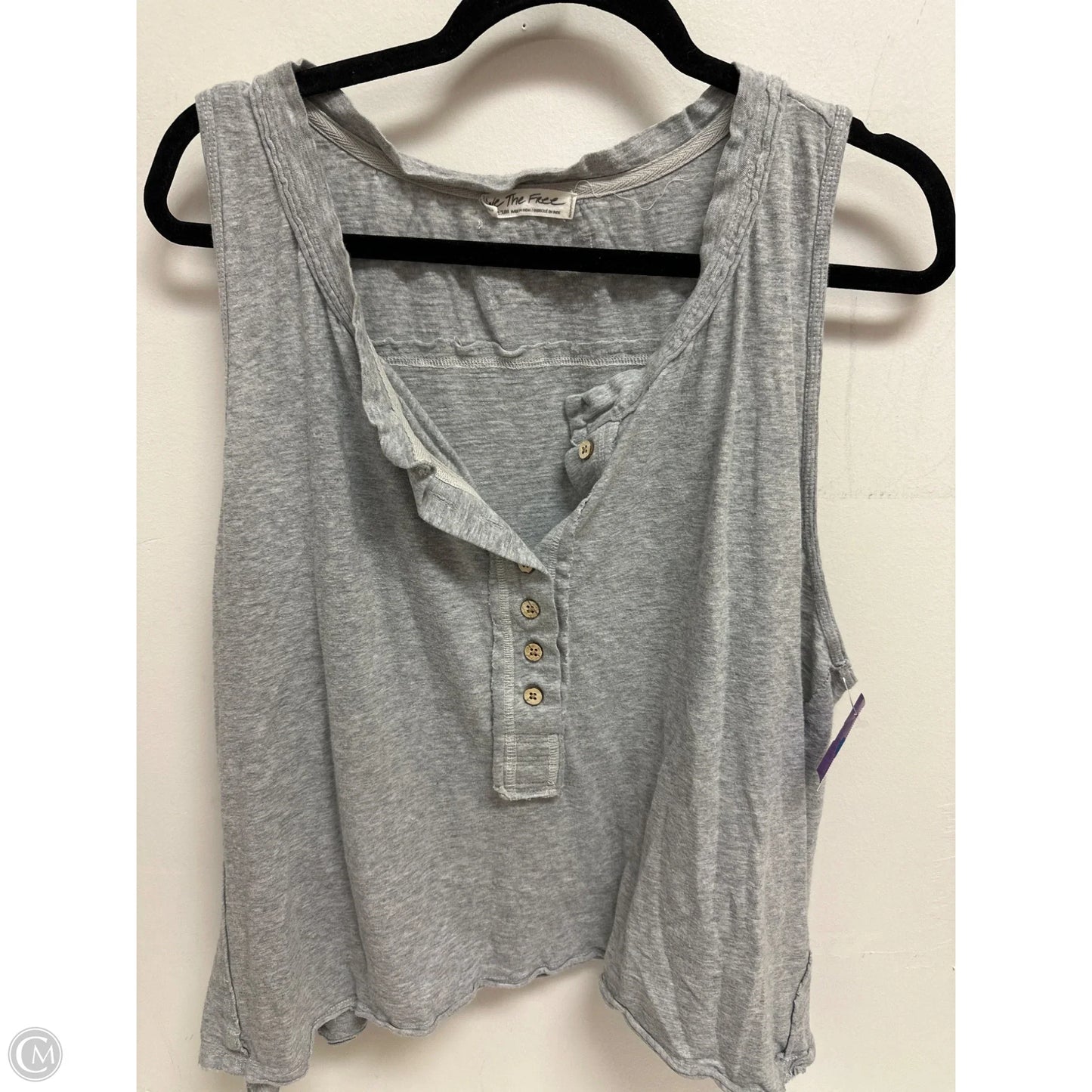 Tank Top By We The Free In Grey, Size: M