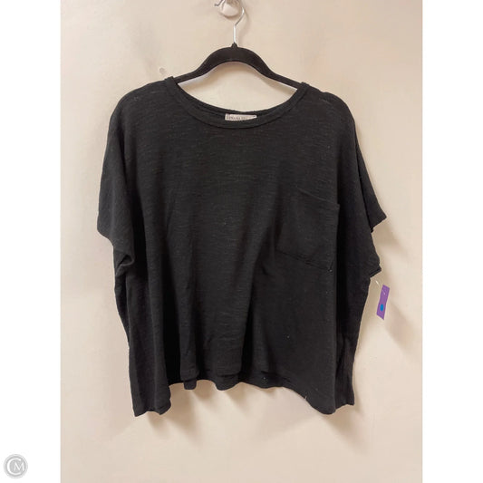 Top Short Sleeve By Zenana Outfitters In Black, Size: M