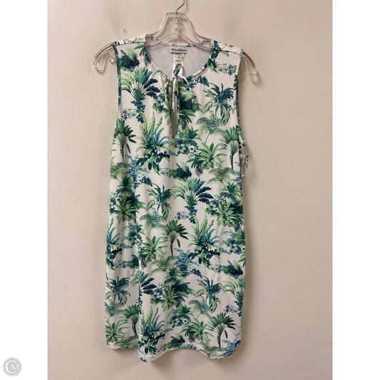 Dress Casual Midi By Tommy Bahama In Blue & Green, Size: M