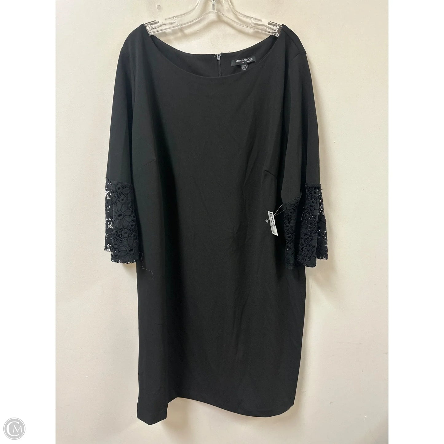 Dress Casual Midi By Sharagano In Black, Size: 2x