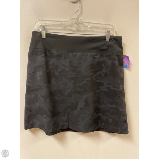 Athletic Skort By Maison Damelie In Camouflage Print, Size: M